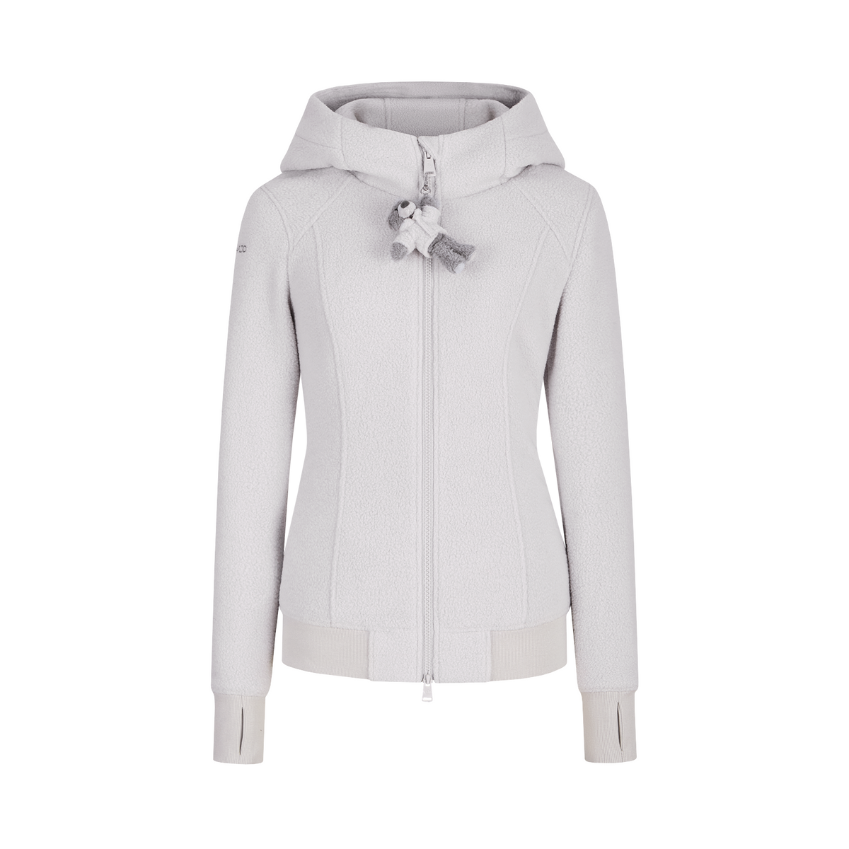 13DE MARZO Slim Fit Fleece Hoodie Grey