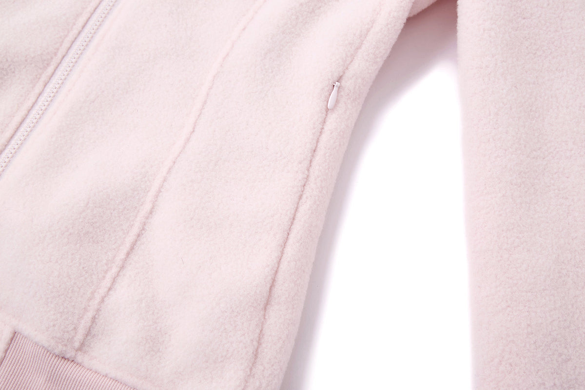 13DE MARZO Slim Fit Fleece Hoodie Pink