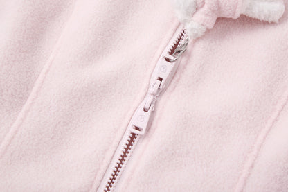 13DE MARZO Slim Fit Fleece Hoodie Pink