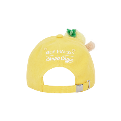 13DE MARZO x Chupa Chups Lollipop Bear Baseball Cap Yellow