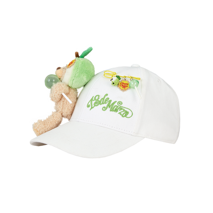 13DE MARZO x Chupa Chups Lollipop Bear Baseball Cap White