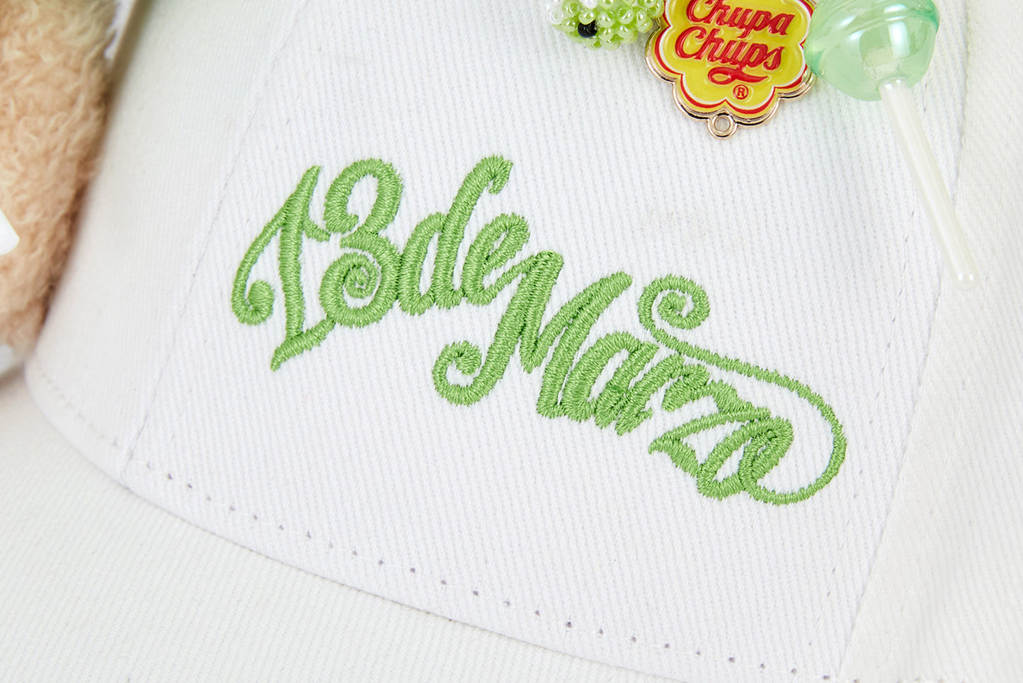13DE MARZO x Chupa Chups Lollipop Bear Baseball Cap White