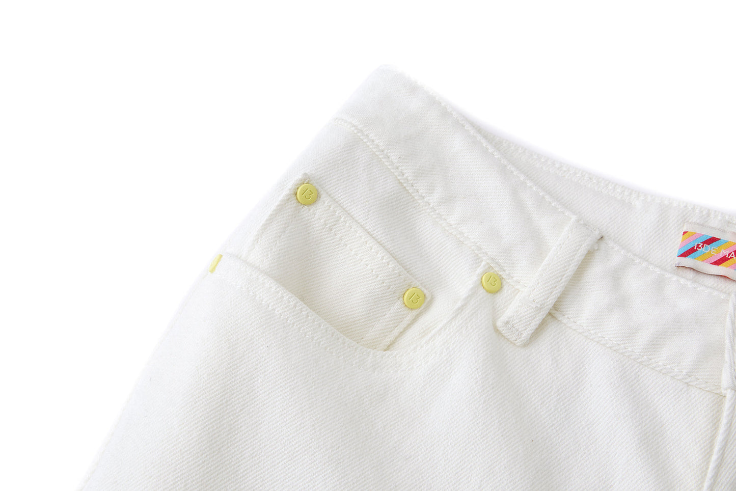 13DE MARZO x Chupa Chups Bear Slim-Fit Jeans White