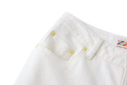 13DE MARZO x Chupa Chups Bear Slim-Fit Jeans White