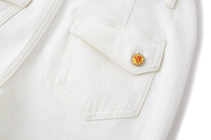13DE MARZO x Chupa Chups Bear Slim-Fit Jeans White