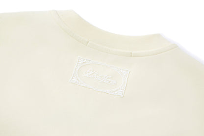 13DE MARZO Bouquet Bear Print T-shirt Yellow