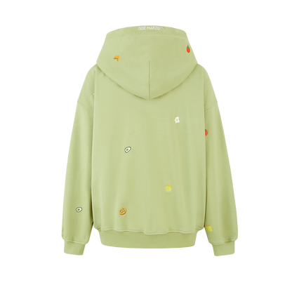 13DE MARZO Nutrition Breakfast Bear Hoodie Green
