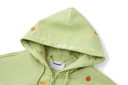 13DE MARZO Nutrition Breakfast Bear Hoodie Green