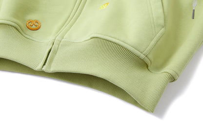 13DE MARZO Nutrition Breakfast Bear Hoodie Green