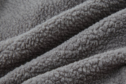 13DE MARZO Marzo Valley Fleece Print Jacket Grey