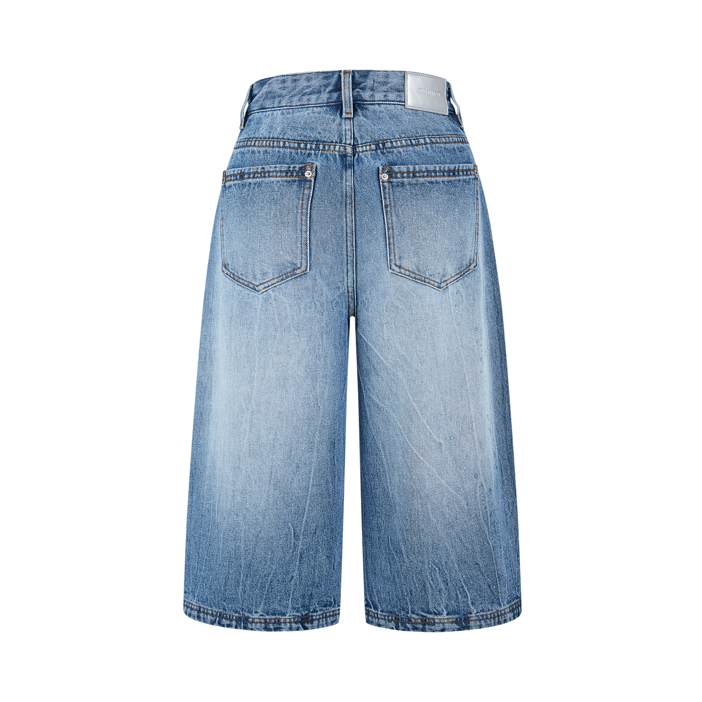 13DE MARZO Rainy Day Jorts Blue