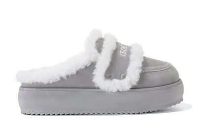 13DE MARZO Detachable Snow Boot Slipper Grey