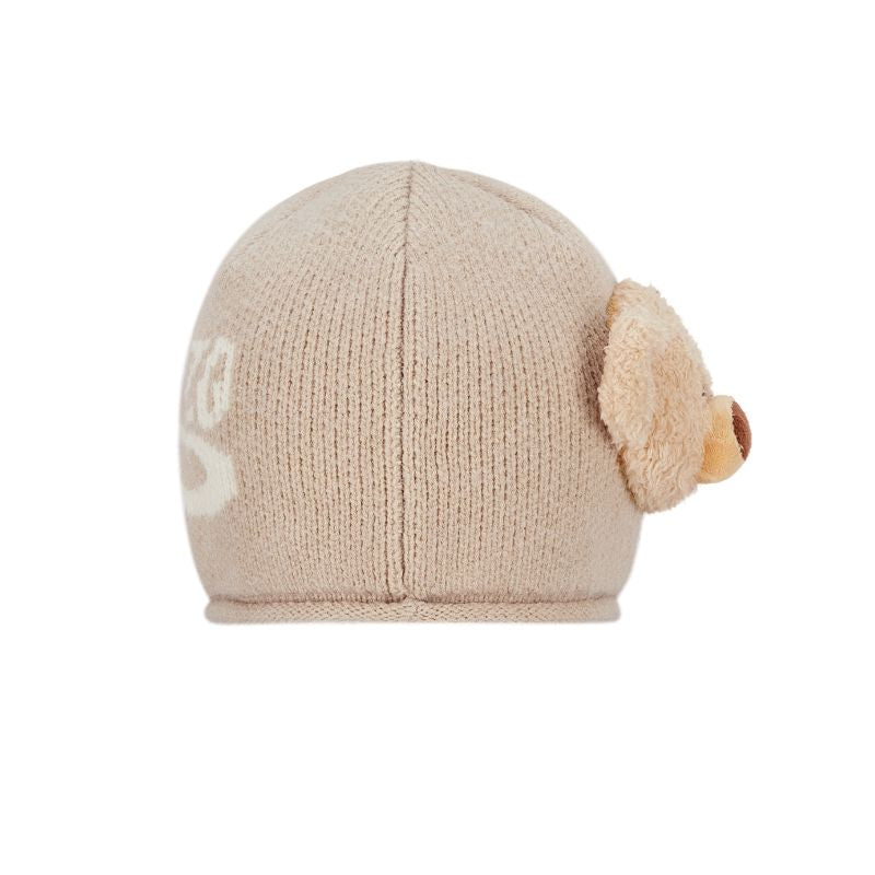 13DE MARZO Doozoo 3D Bear Beanie Almond