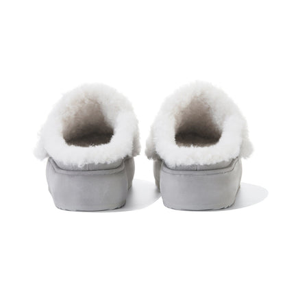 13DE MARZO Detachable Snow Boot Slipper Grey