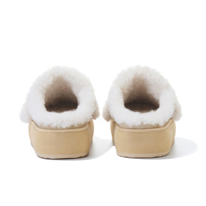 13DE MARZO Detachable Snow Boot Slipper Khaki