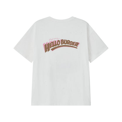 Sofitte Hello Kitty Graffiti Hamburger Tee White