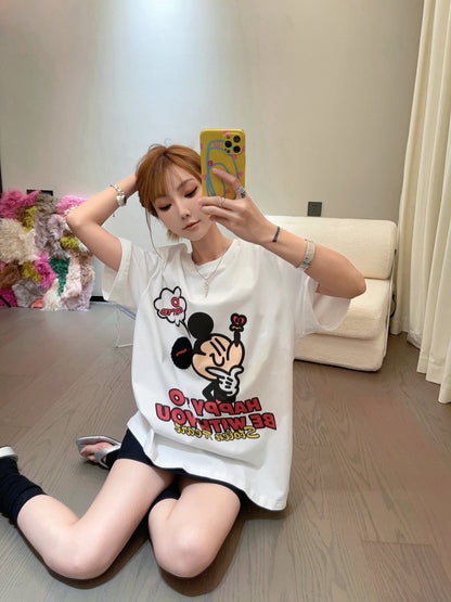 Sofitte Mickey Mouse Graffiti Tee White