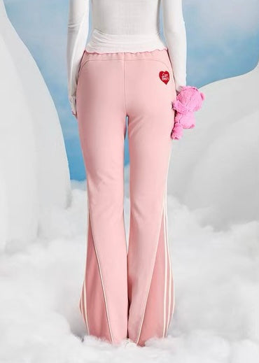 13DE MARZO x CARE BEARS Patch Pants Promise Pink