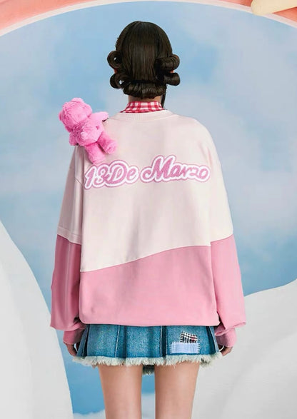 13DE MARZO x CARE BEARS Wave Color Sweater Lotus