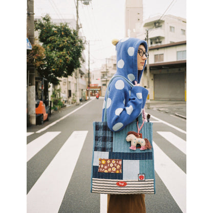 Tagi. Imagine Patchwork Put-Put Denim Shoulder Bag