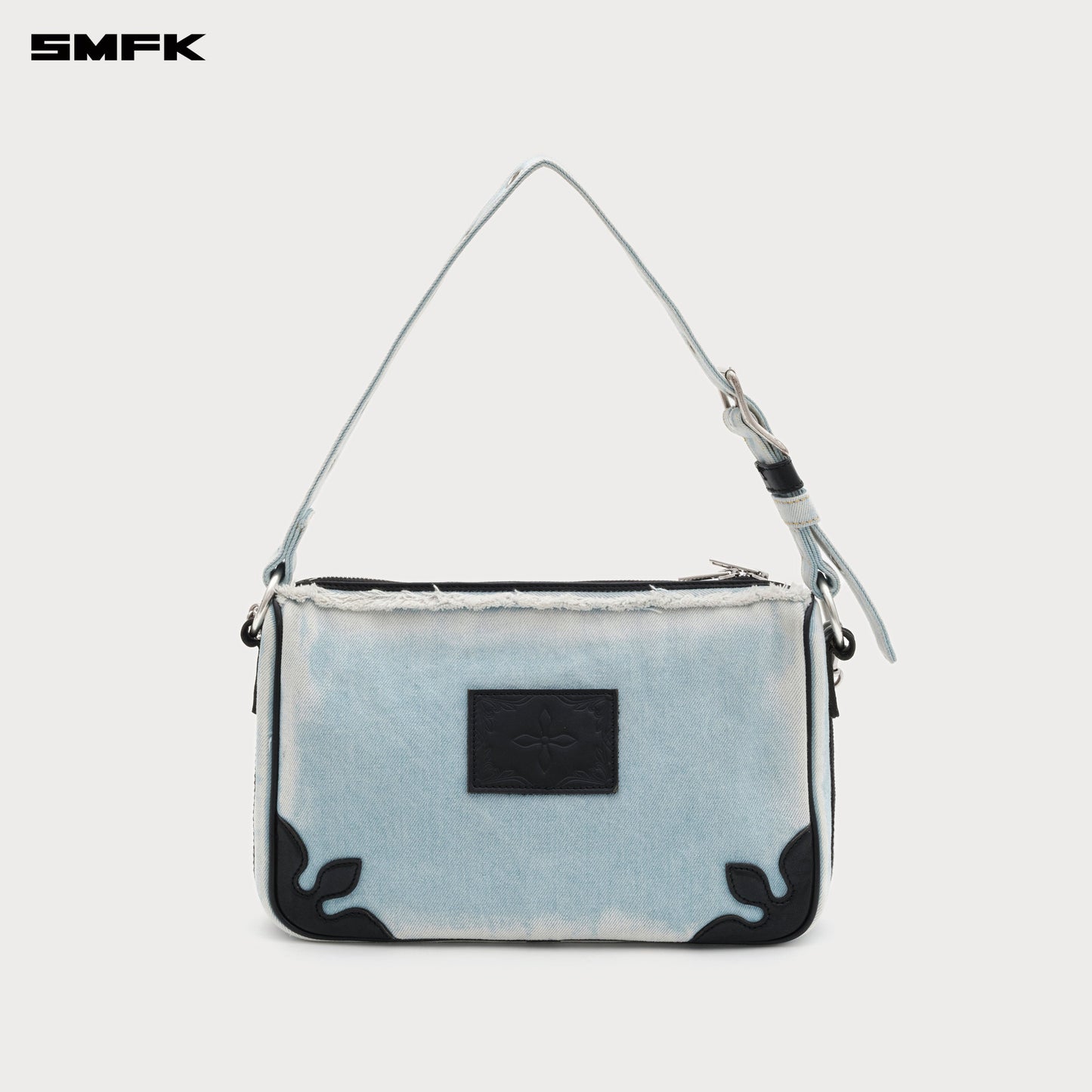 SMFK COMPASS KITTY Blue Denim bag (Large)
