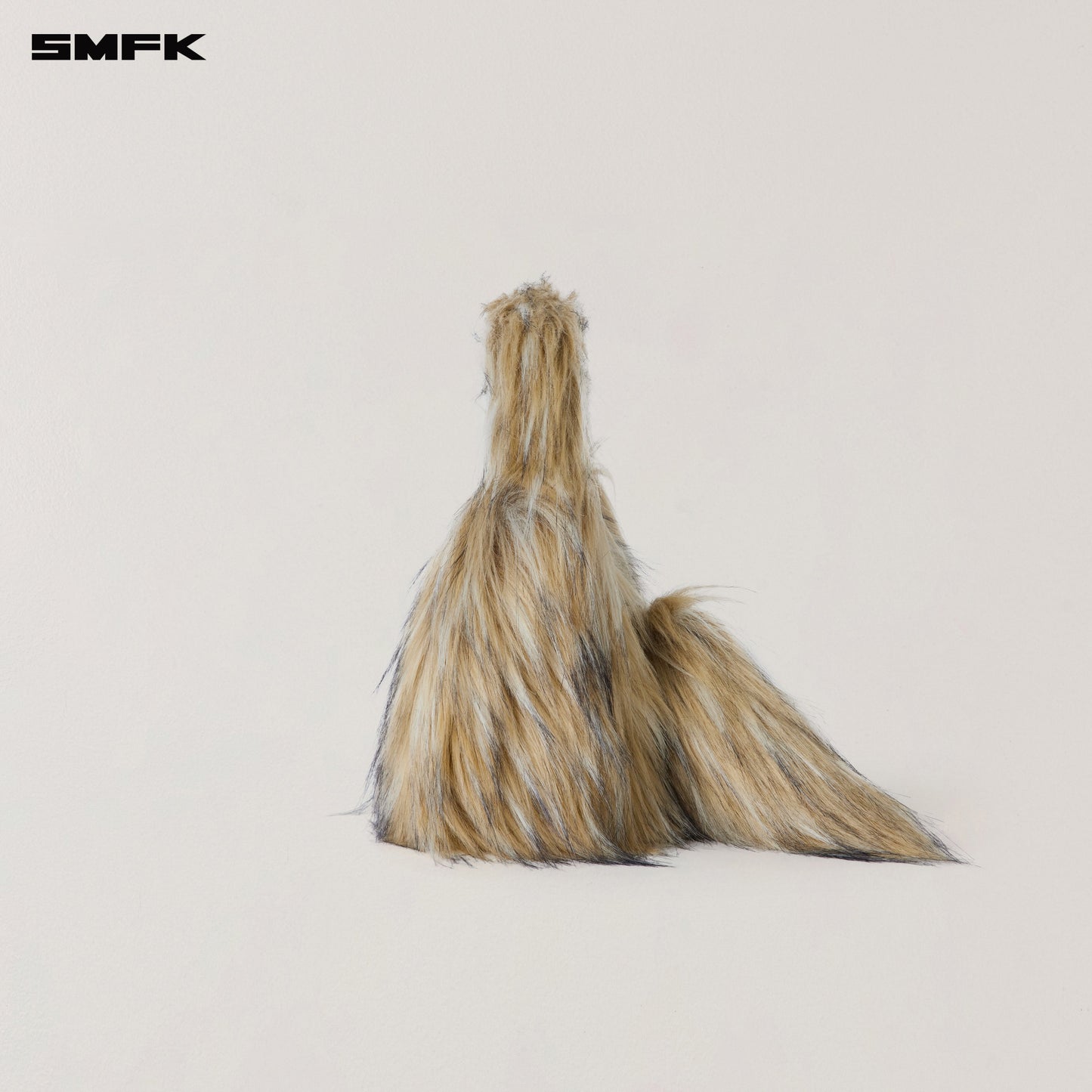 SMFK Compass Cobble Furry Bag Small Wolf Brown