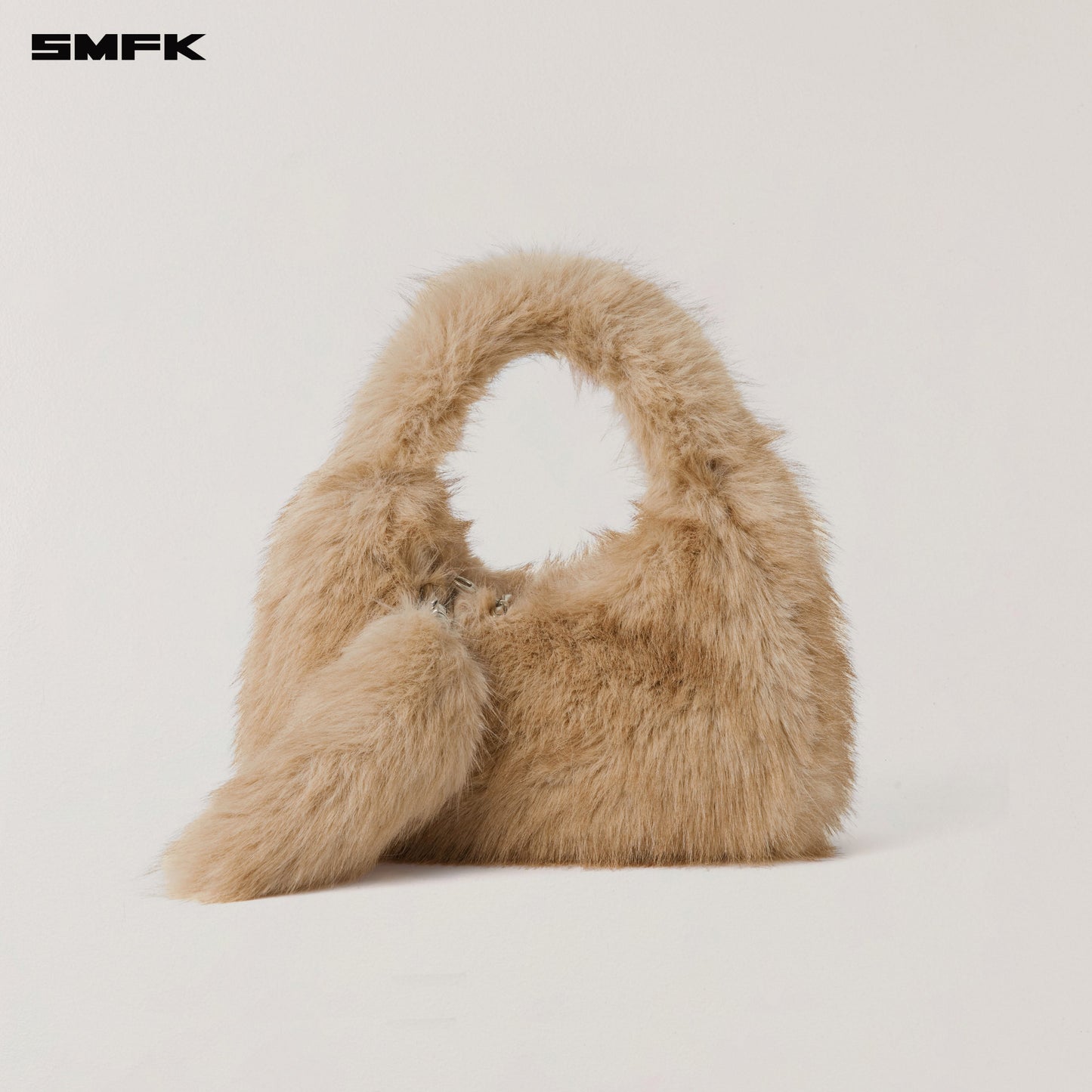 SMFK Compass Cobble Furry Bag Small Sand