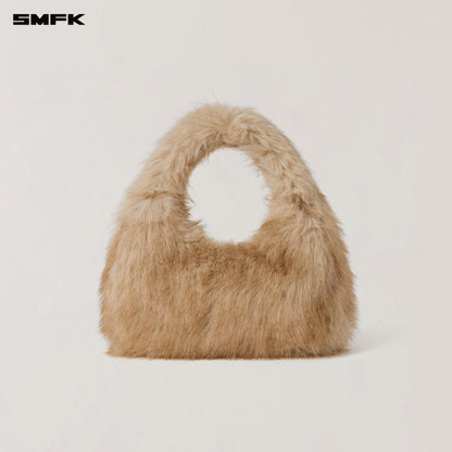 SMFK Compass Cobble Furry Bag Small Sand
