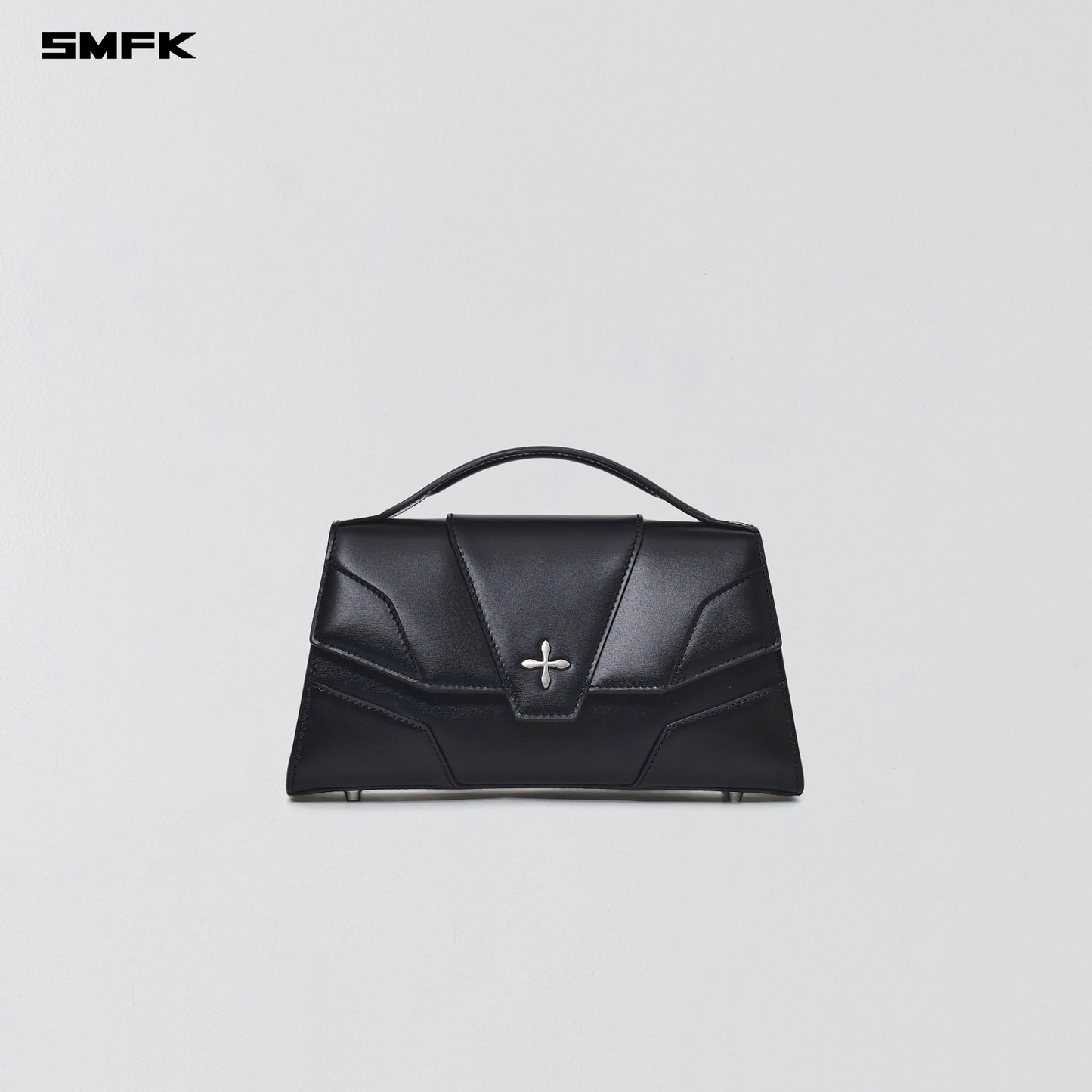 SMFK Mirage Trape Evening Bag Small Mirror Black