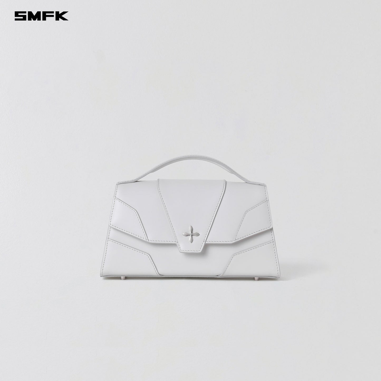 SMFK Mirage Trape Evening Bag Small Ashen White