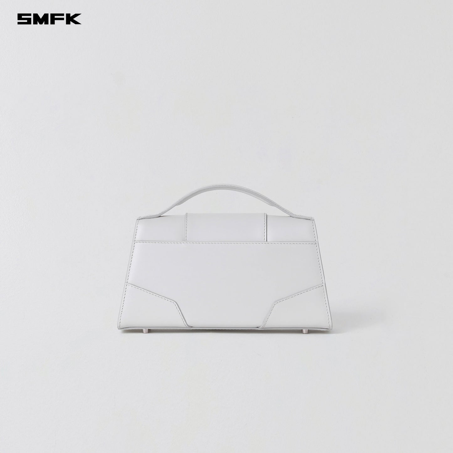 SMFK Mirage Trape Evening Bag Small Ashen White