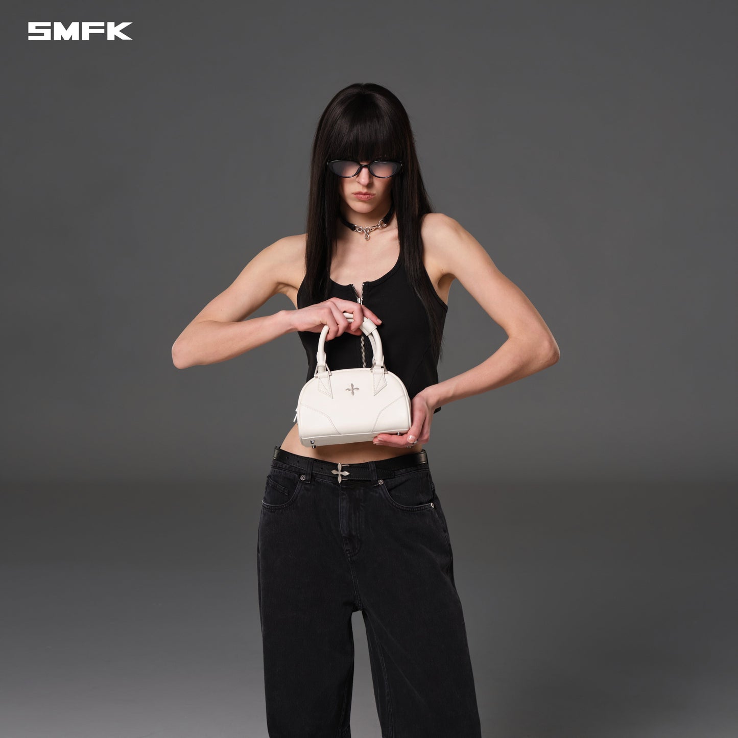 SMFK Mirage Trape Bag Small Cloud White