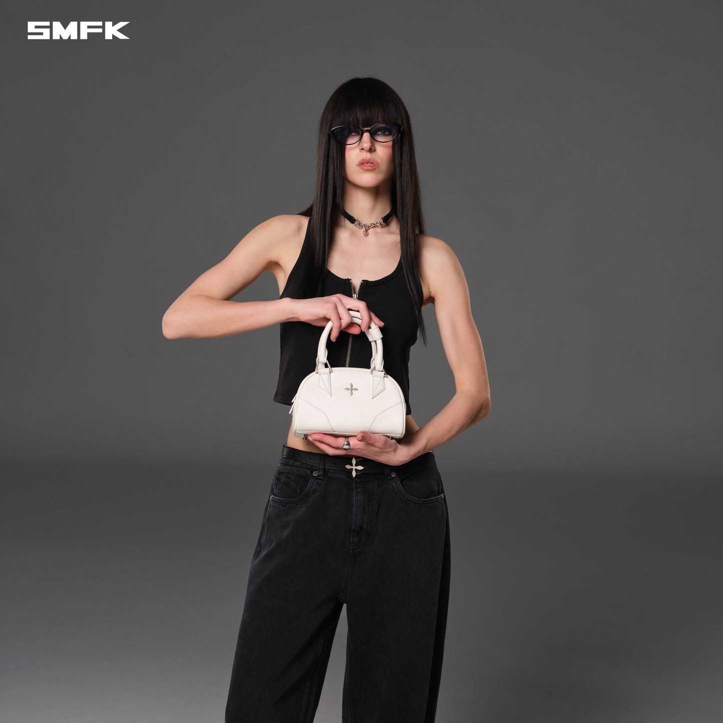SMFK Mirage Trape Bag Small Cloud White
