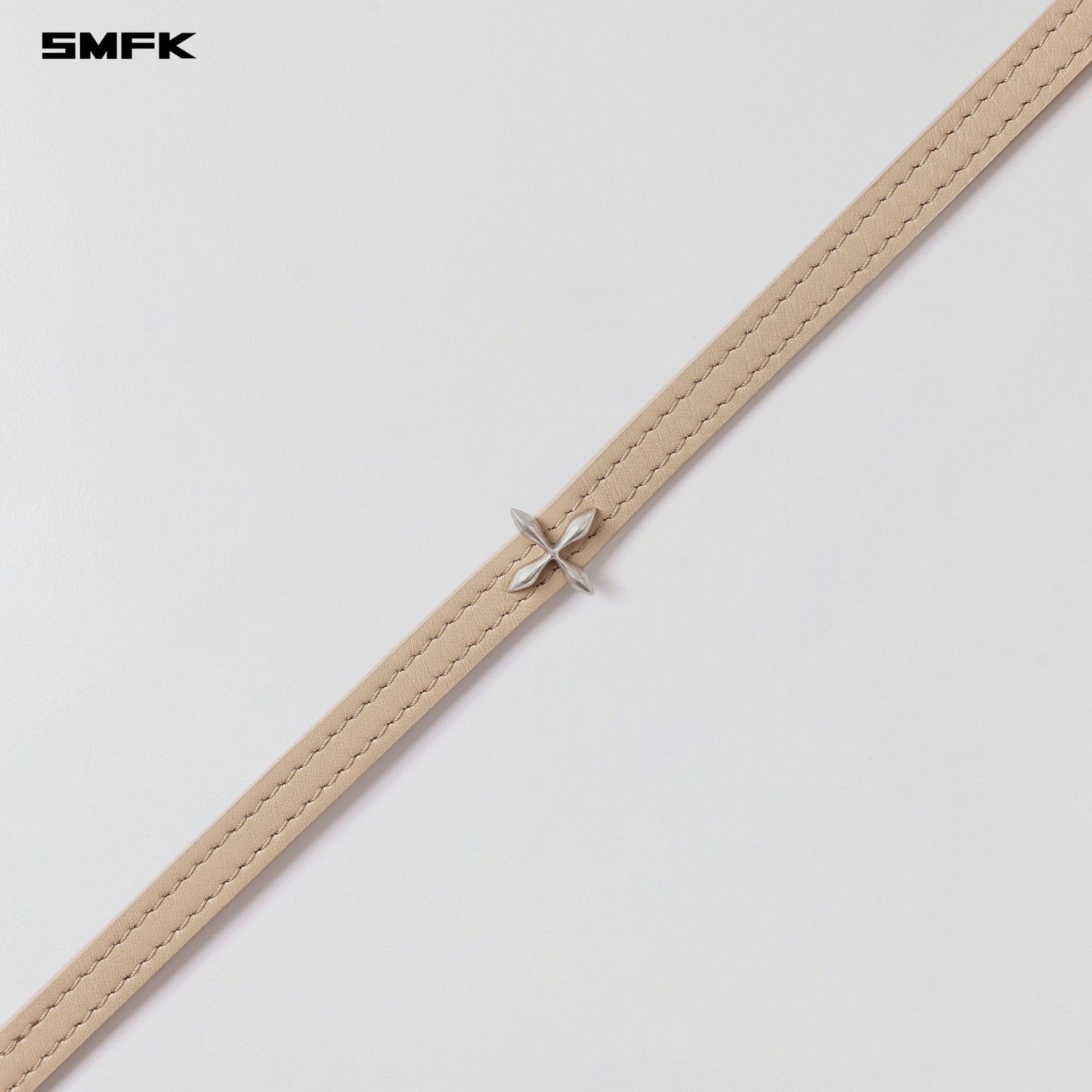 SMFK Mirage Mirror Leather Chocker Small Fresh Skin