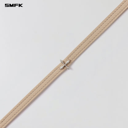SMFK Mirage Mirror Leather Chocker Small Fresh Skin