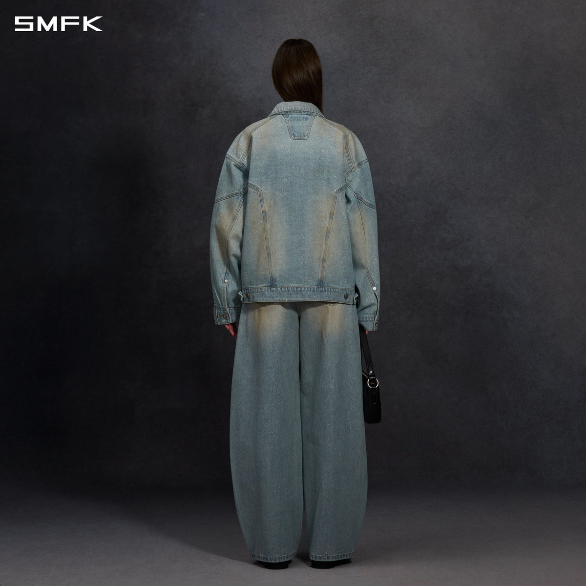 SMFK Mirage Siren Vintage Massive Cargo Jacket Starry Denim U Starry Blue