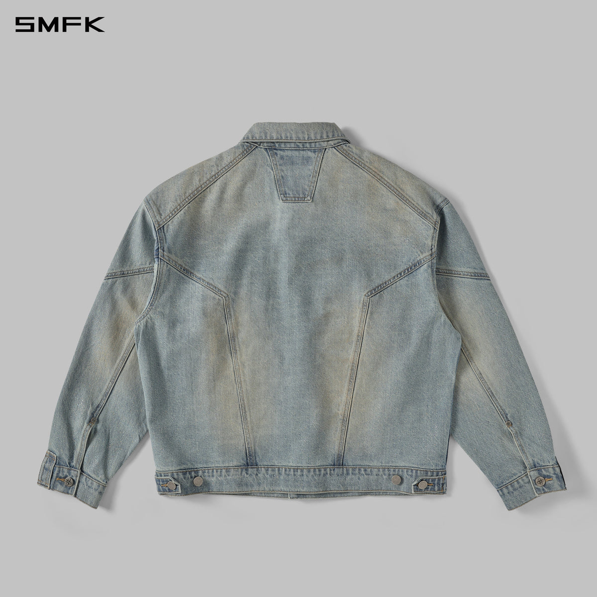 SMFK Mirage Siren Vintage Massive Cargo Jacket Starry Denim U Starry Blue