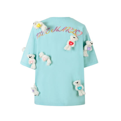 13DE MARZO Doozoo Heart Luminous T-shirt Spun Sugar