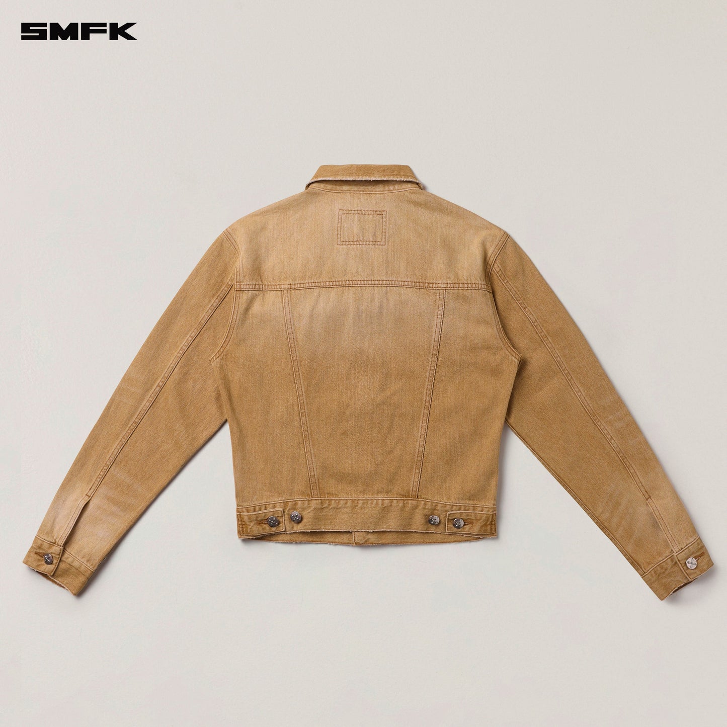 SMFK Compass Permanent Slim Denim Jacket Grassland Khaki