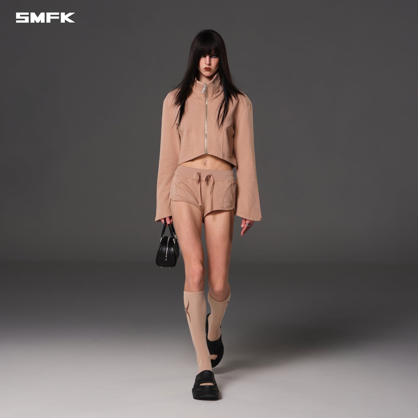SMFK Permanent Prism Short Jacket Cotton Wool Silk Fresh Skin