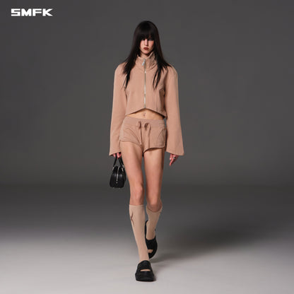 SMFK Permanent Prism Short Jacket Cotton Wool Silk Fresh Skin