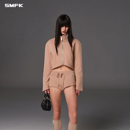 SMFK Permanent Prism Short Jacket Cotton Wool Silk Fresh Skin