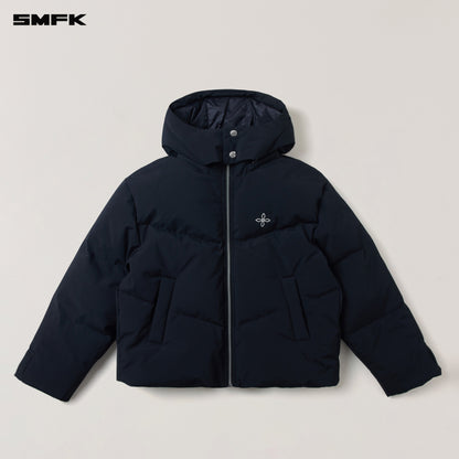SMFK Compass Mode Wasteland Hunting Down Jacket Loose Wild Black
