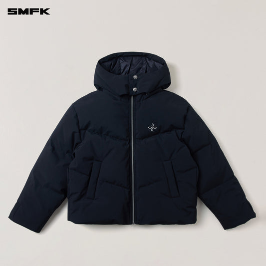 SMFK Compass Mode Wasteland Hunting Down Jacket Loose Wild Black
