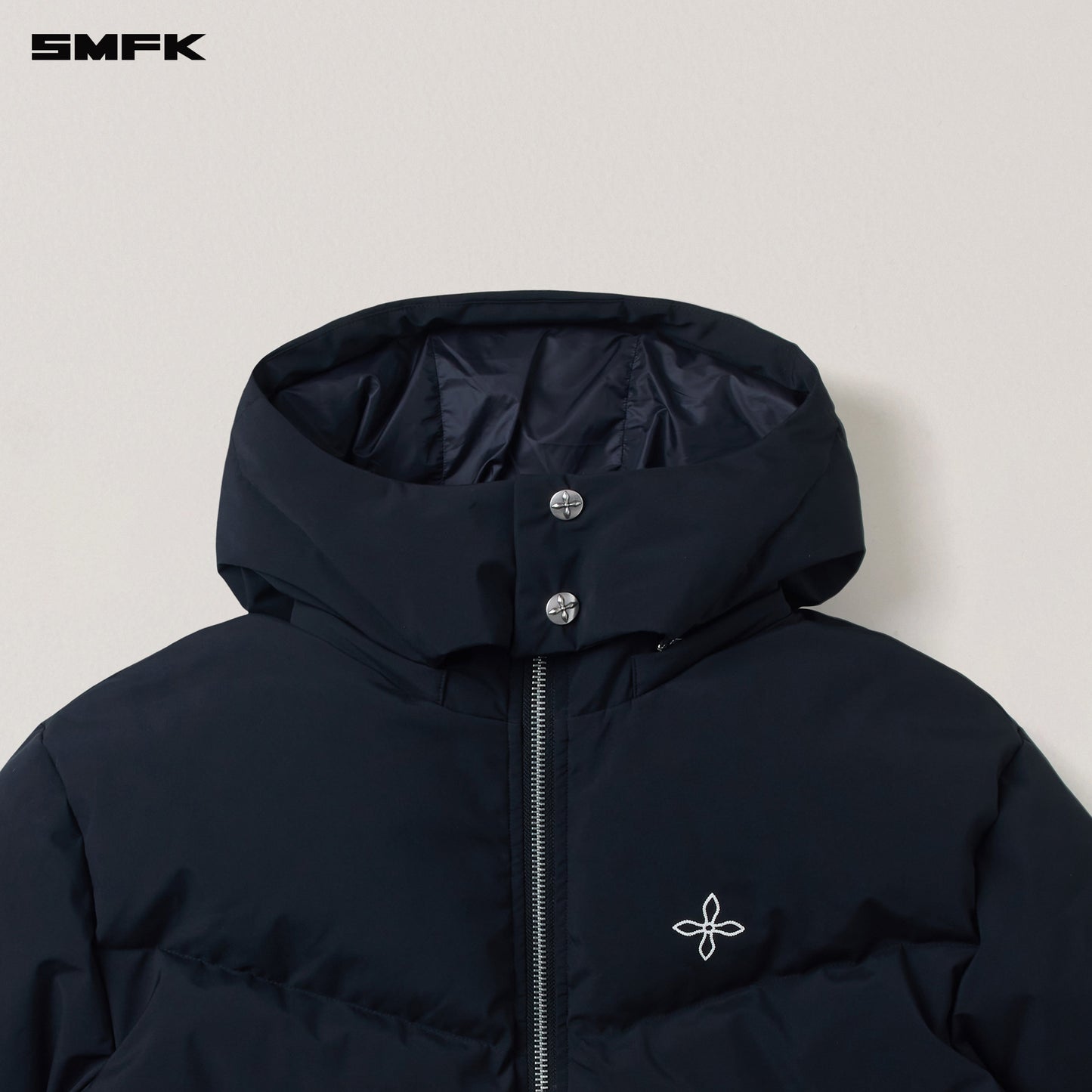 SMFK Compass Mode Wasteland Hunting Down Jacket Loose Wild Black