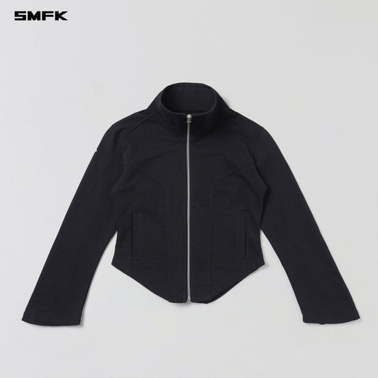 SMFK Myth Slient Jacket Cotton Wool Silk Wild Black
