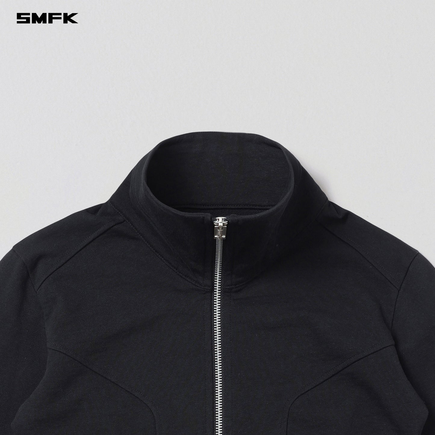 SMFK Myth Slient Jacket Cotton Wool Silk Wild Black