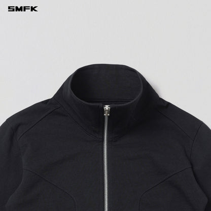 SMFK Myth Slient Jacket Cotton Wool Silk Wild Black