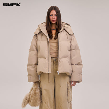 SMFK Compass Mode Wasteland Hunting Down Jacket Loose Fade Sand