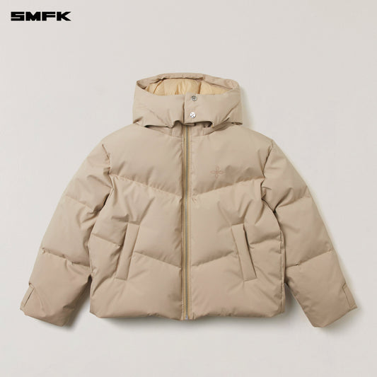SMFK Compass Mode Wasteland Hunting Down Jacket Loose Fade Sand